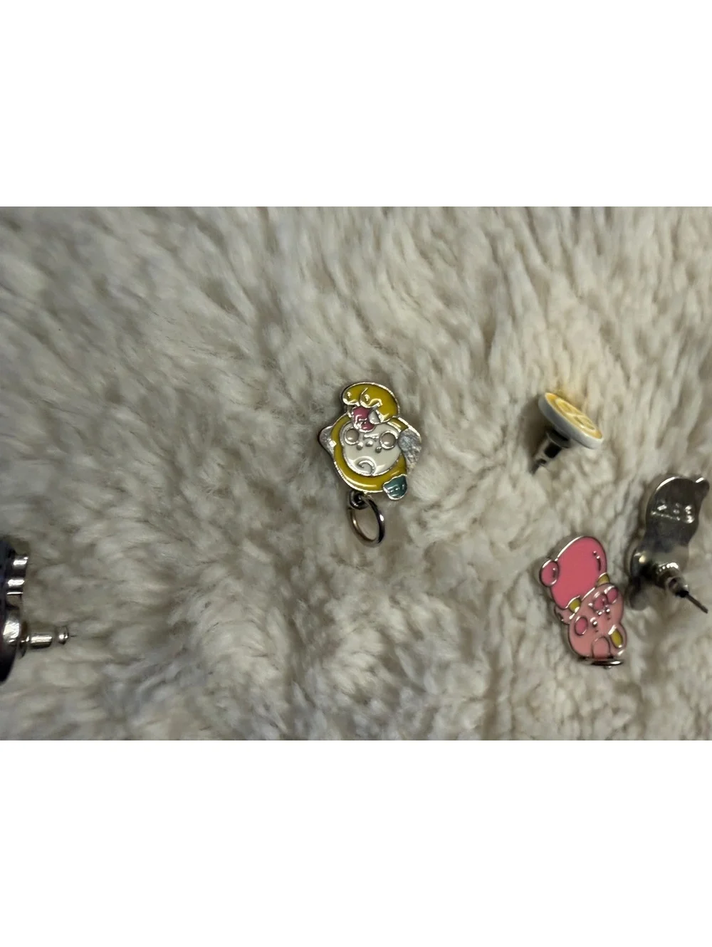 Set of Children’s jewelry 3 necklaces earrings charms Y2K jewelry making